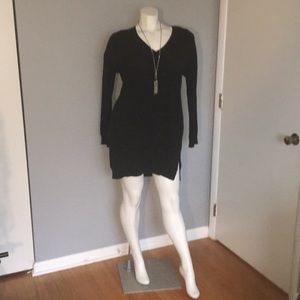 Chic Modern Vince Dark Gray Sweater Dress